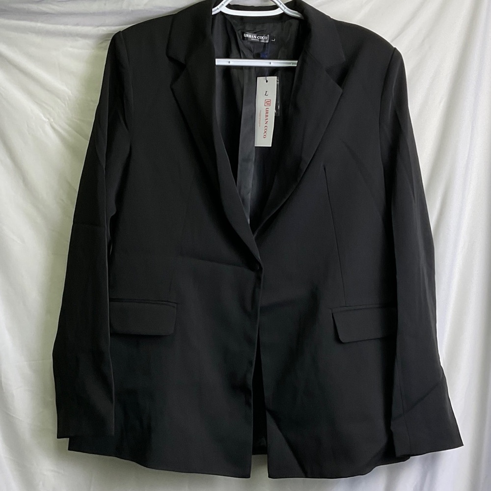 Urban Coco Classic Black Women's Blazer